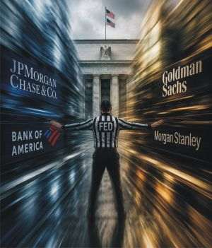 Fed arbitrates war between two banking models